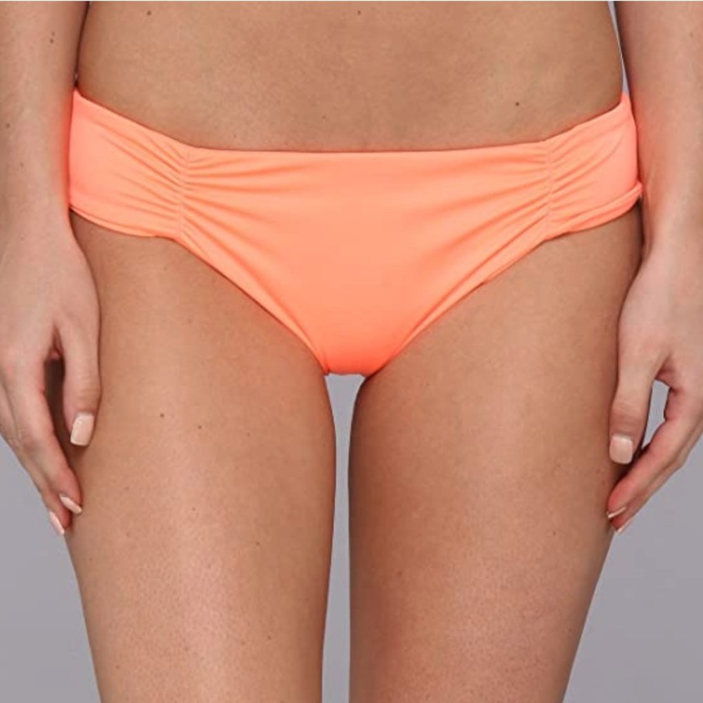 L Space Coral Monique Itsy Bikini Bottom